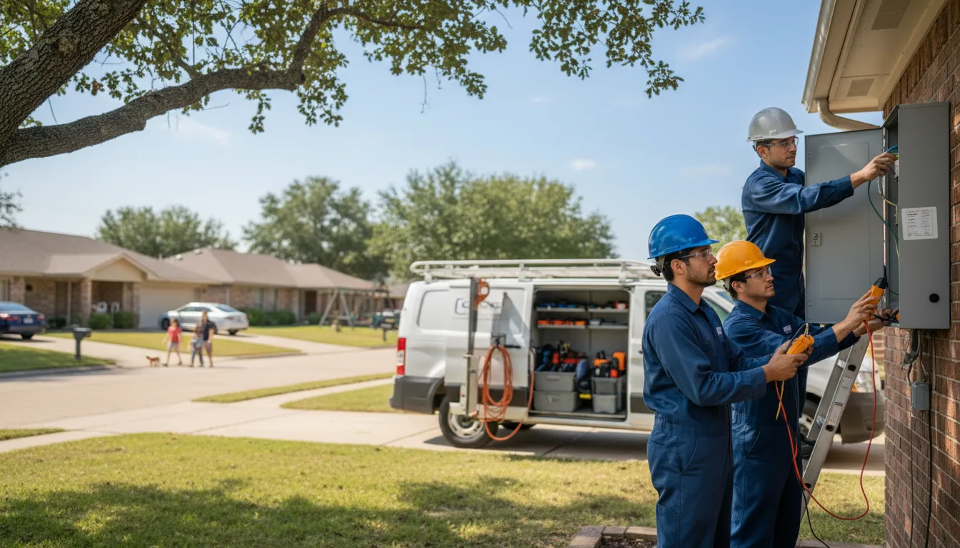 Certified electrician providing emergency electrical services in Wheatcroft, KY